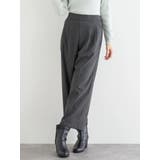 ラクケア 起毛無地ワイドパンツ | LUDIC PARK | 詳細画像2 