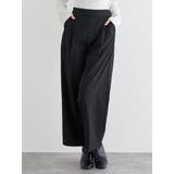 ラクケア 起毛無地ワイドパンツ | LUDIC PARK | 詳細画像7 