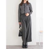 ラクケア 起毛無地ワイドパンツ | LUDIC PARK | 詳細画像13 