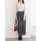 ラクケア 起毛無地ワイドパンツ | LUDIC PARK | 詳細画像16 