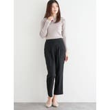 ラクケア 起毛無地テーパードパンツ | LUDIC PARK | 詳細画像5 