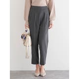 ラクケア 起毛無地テーパードパンツ | LUDIC PARK | 詳細画像6 