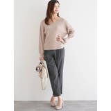 ラクケア 起毛無地テーパードパンツ | LUDIC PARK | 詳細画像9 