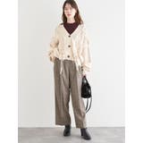 ラクケア チェック柄ワイドパンツ | LUDIC PARK | 詳細画像16