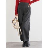 ラクケア チェック柄ワイドパンツ | LUDIC PARK | 詳細画像17