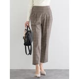 ラクケア チェック柄テーパードパンツ | LUDIC PARK | 詳細画像2