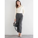 ラクケア チェック柄テーパードパンツ | LUDIC PARK | 詳細画像9