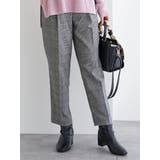 ラクケア チェック柄テーパードパンツ | LUDIC PARK | 詳細画像11