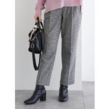 ラクケア チェック柄テーパードパンツ | LUDIC PARK | 詳細画像13