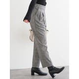 ラクケア チェック柄テーパードパンツ | LUDIC PARK | 詳細画像20