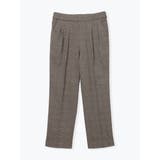 ラクケア チェック柄テーパードパンツ | LUDIC PARK | 詳細画像27