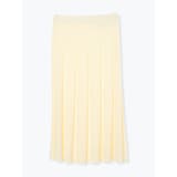 アイボリー | ニット地柄プリーツスカート | LUDIC PARK