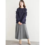 ニット地柄プリーツスカート | LUDIC PARK | 詳細画像5