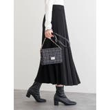 ニット地柄プリーツスカート | LUDIC PARK | 詳細画像12