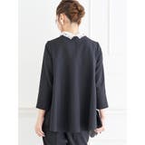 【Wクロス】2WAYレース襟ブラウス(セットアップ可) | LUDIC PARK | 詳細画像4 