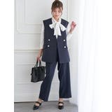 【Wクロス】Wボタンノーカラーベスト(セットアップ可) | LUDIC PARK | 詳細画像3 