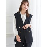 【Wクロス】Wボタンノーカラーベスト(セットアップ可) | LUDIC PARK | 詳細画像15 