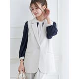 【Wクロス】テーラードベスト(セットアップ可) | LUDIC PARK | 詳細画像2 