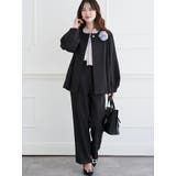 【マルチストレッチ】パールボタンポンチョジャケット(セットアップ可) | LUDIC PARK | 詳細画像21 