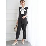 【ストレッチツイル】ペプラムベスト(セットアップ可) | LUDIC PARK | 詳細画像5 