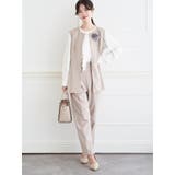 【ストレッチツイル】ペプラムベスト(セットアップ可) | LUDIC PARK | 詳細画像19 