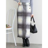 チェックナロースカート | LUDIC PARK | 詳細画像1 