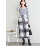 チェックナロースカート | LUDIC PARK | 詳細画像7 