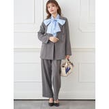 【ストレッチツイル】ワイドパンツ(セットアップ可) | LUDIC PARK | 詳細画像3 