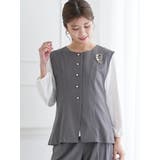 【ストレッチツイル】ノーカラーベスト(セットアップ可) | LUDIC PARK | 詳細画像2 