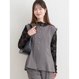 【ストレッチツイル】ノーカラーベスト(セットアップ可) | LUDIC PARK | 詳細画像10 