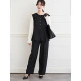 【ストレッチツイル】ノーカラーベスト(セットアップ可) | LUDIC PARK | 詳細画像23 