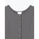 【ストレッチツイル】ノーカラーベスト(セットアップ可) | LUDIC PARK | 詳細画像36 