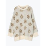 フラワー柄ニットプルオーバー | LUDIC PARK | 詳細画像1