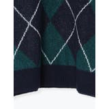 アーガイル柄ニットプルオーバー | LUDIC PARK | 詳細画像47