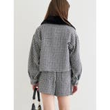 [SET]起毛チェック柄ブルゾン×ショートパンツ | LUDIC PARK | 詳細画像4 