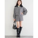 [SET]起毛チェック柄ブルゾン×ショートパンツ | LUDIC PARK | 詳細画像5 