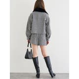 [SET]起毛チェック柄ブルゾン×ショートパンツ | LUDIC PARK | 詳細画像9 