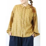 黄 | ドットフリルブラウス | LUDIC PARK