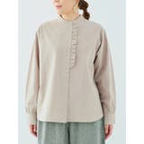 ベージュ | スタンドカラーブラウス | LUDIC PARK