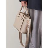 [2WAY]レザー調ビジュー付きバッグ | LUDIC PARK | 詳細画像3 