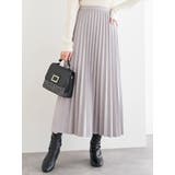 紫 | マシュマロプリーツロング丈スカート | LUDIC PARK