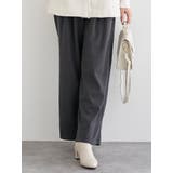 濃グレー | 起毛ツイル ストレートパンツ | LUDIC PARK