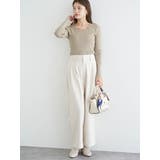 起毛ツイル ストレートパンツ | LUDIC PARK | 詳細画像13 