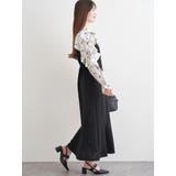 フリルボウタイブラウスドッキングワンピース | LUDIC PARK | 詳細画像3 