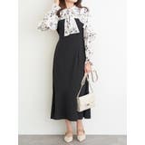 フリルボウタイブラウスドッキングワンピース | LUDIC PARK | 詳細画像7 