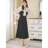 フリルボウタイブラウスドッキングワンピース | LUDIC PARK | 詳細画像9 