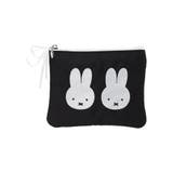 miffy 千鳥×モノトーン ミニフラットポーチ【ミッフィー】 | LUDIC PARK | 詳細画像1