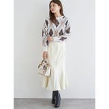 アーガイル柄フェザーシャギープルオーバー | LUDIC PARK | 詳細画像3 