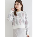 アーガイル柄フェザーシャギープルオーバー | LUDIC PARK | 詳細画像6 