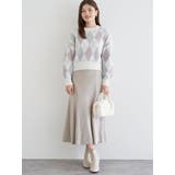 アーガイル柄フェザーシャギープルオーバー | LUDIC PARK | 詳細画像11 